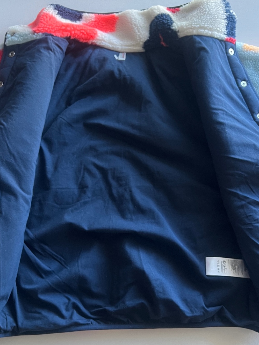 🆕 Free People Movement Hit The Slopes Printed Fleece Button Down Jacket $198 XS - Picture 14 of 16